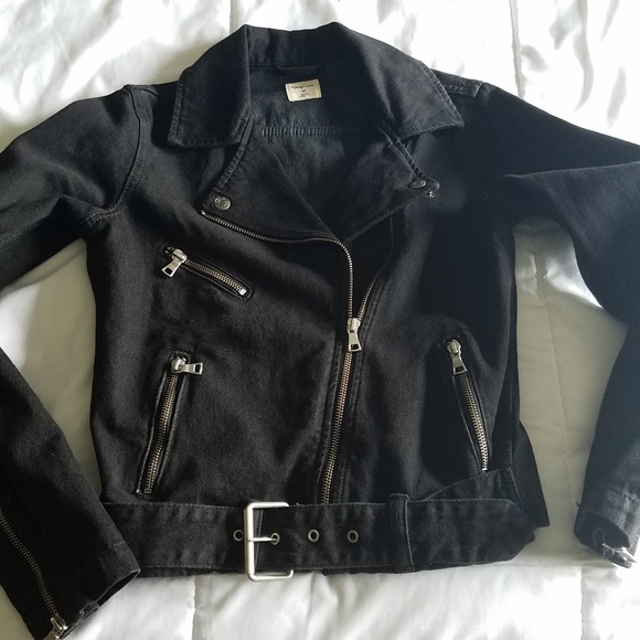 black jean jacket gap